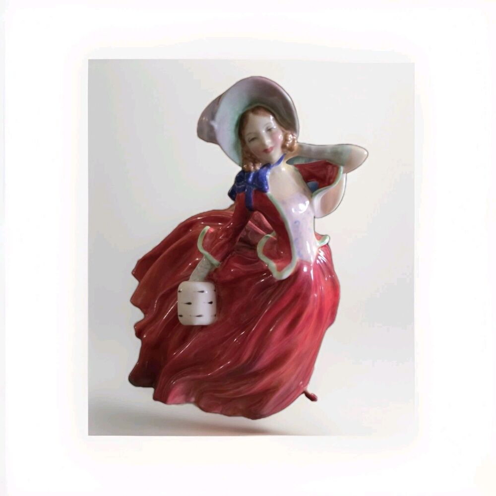 Vintage Royal Doulton Bone China HN 1934 Figurine Autumn Breezes